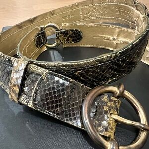 Vintage 2000 dolce Gabbana belt